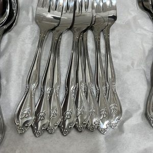 ‘B’ Monogrammed Silverware